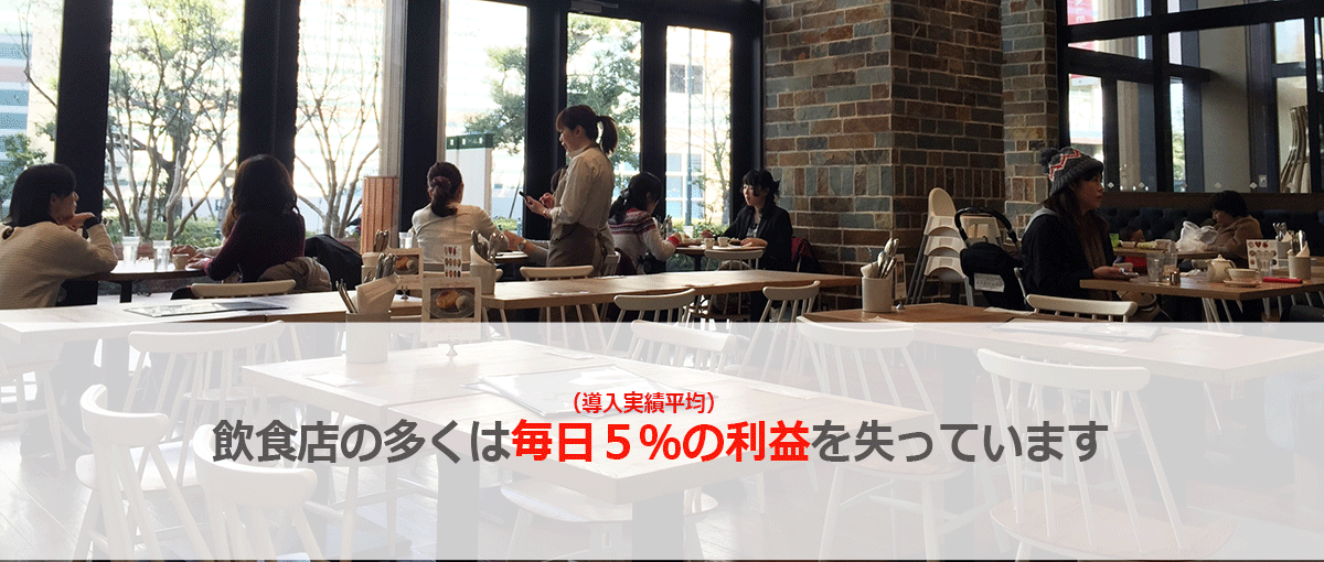 飲食店はなぜ?利益がでないのか　コストダウンで利益を捻出! 1500社、18,000店舗で活用されている　飲食店経営管理システム